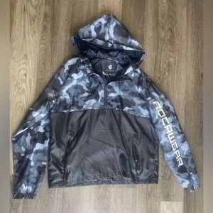 Rocawear Black Track 1/4 Zip Jacket XL Streetwear